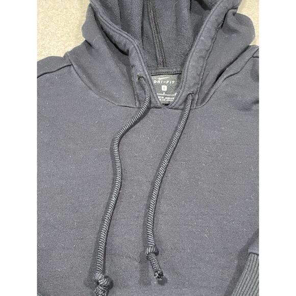 Nike Dri-FIT Long-Sleeve Cropped Pullover Hoodie Women’s Small Button Sleeved - Picture 7 of 11